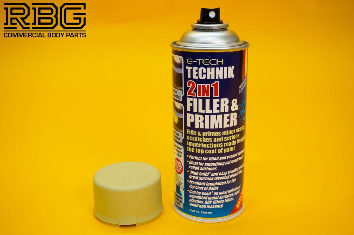 Technik 2-in-1 Filler & Primer Fills Scuff Scratches Alloy Wheel Car Body Repair