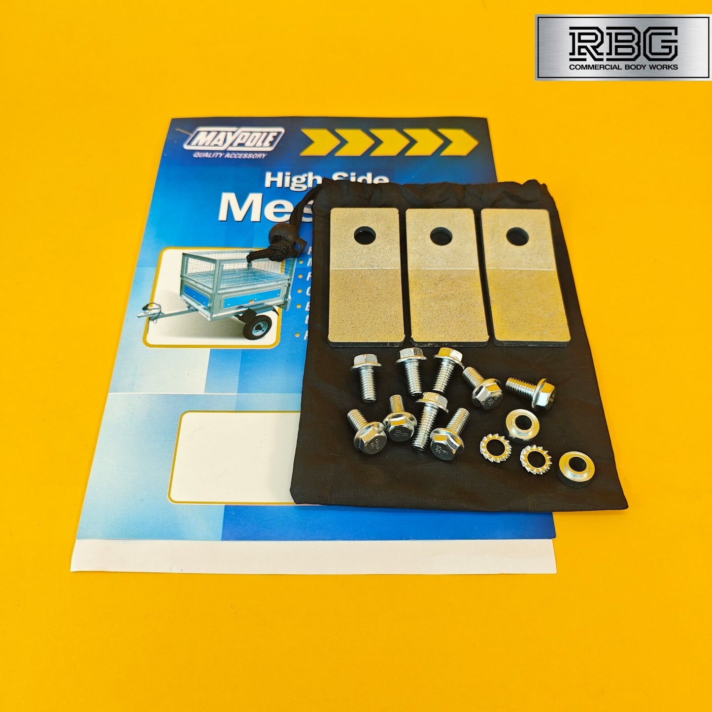 High Side Mesh Kit for Erde 122 & Maypole MP6812 Trailers Heavy Duty 440mm UK