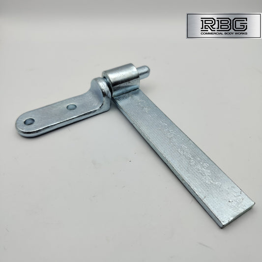 1x Straight Hinge & Gudgeon Pin Set ZP Trailer Truck Tipper Tailgate Dropside