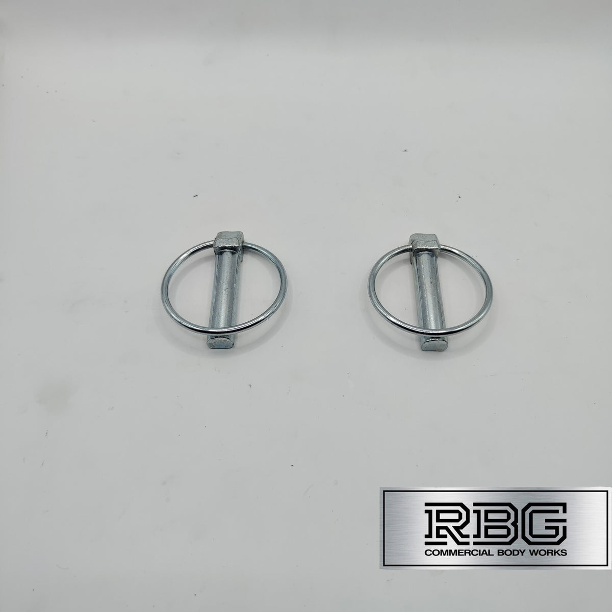 Lynch Pins Ø11 x 44.5mm Zinc Plated Steel Linch Pins Trailer Tractor Truck 2Pcs