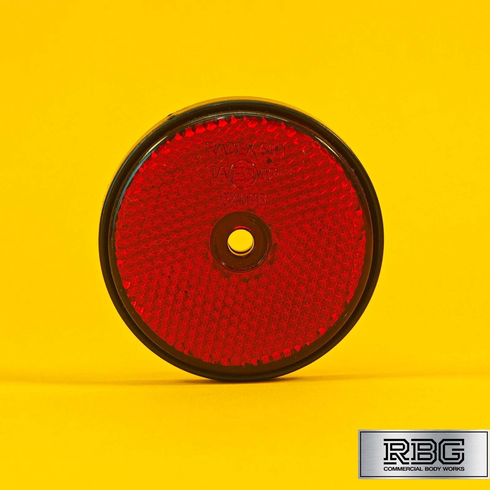 Round Red Reflector Radex 60mm Rear Lighting for Trailer Caravan Horsebox UK