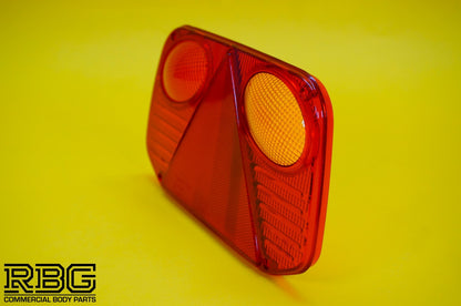 Replacement Lens for Radex 2800 RIGHT Hand Rear Combination Light for Trailer