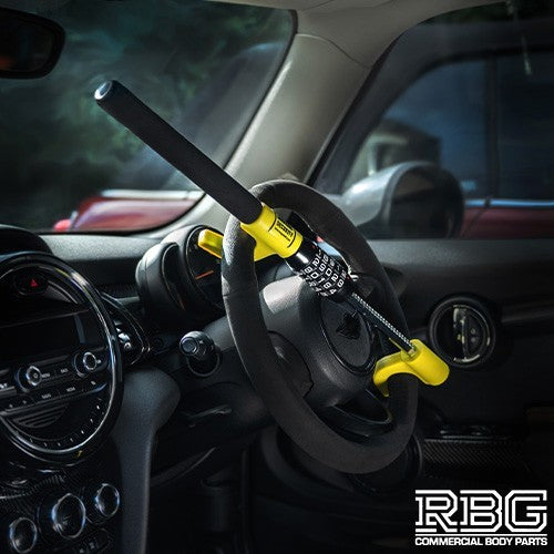 Universal Steering Wheel Lock 5-Digit Combination Heavy Duty Anti Theft Security