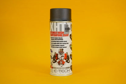Extremely High Temperature Paint GRAPHITE 400ml E-TECH XHT Car Engine Exhaust