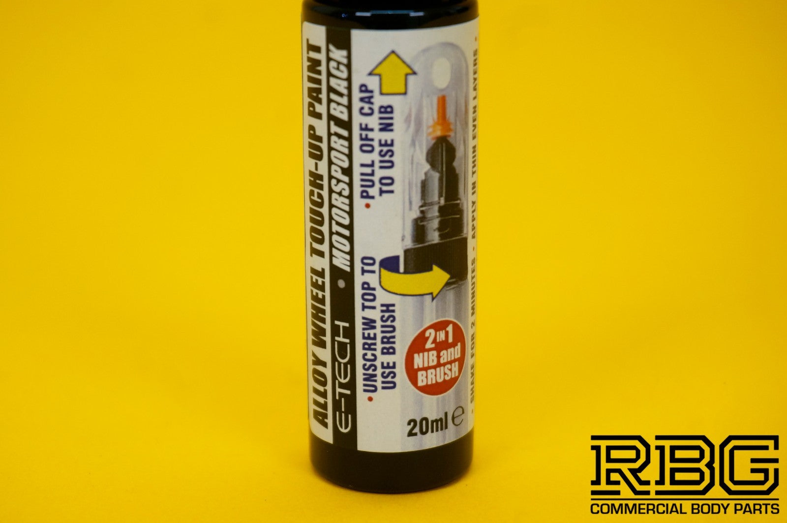 Alloy Wheel Paint Touch-Up PEN & STICK BLACK Chip Kurb Damaged Repair Pen Car