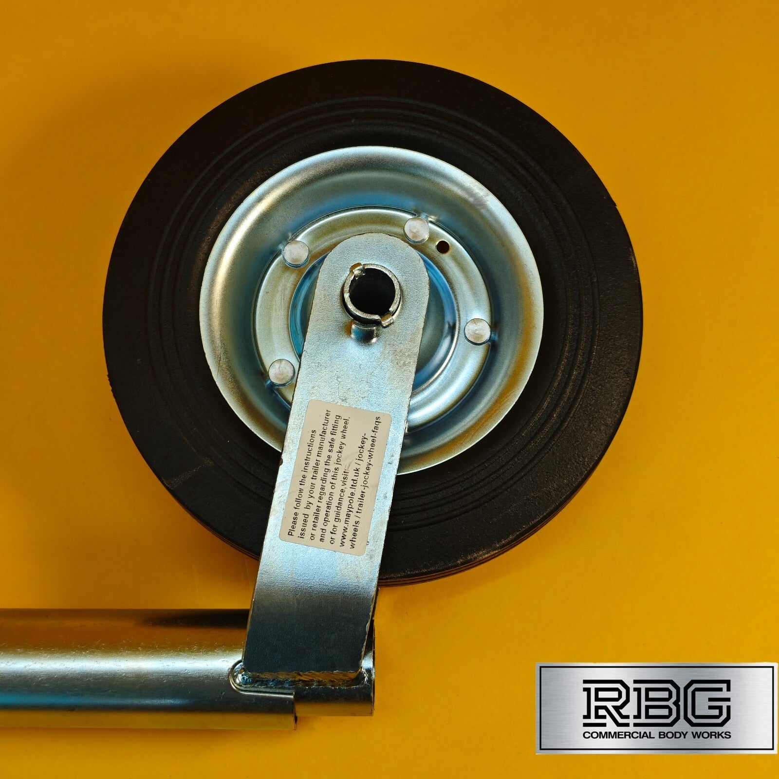 42mm Jockey Wheel For Trailer / Caravan 100Kg Standard Duty 480-750mm Extension