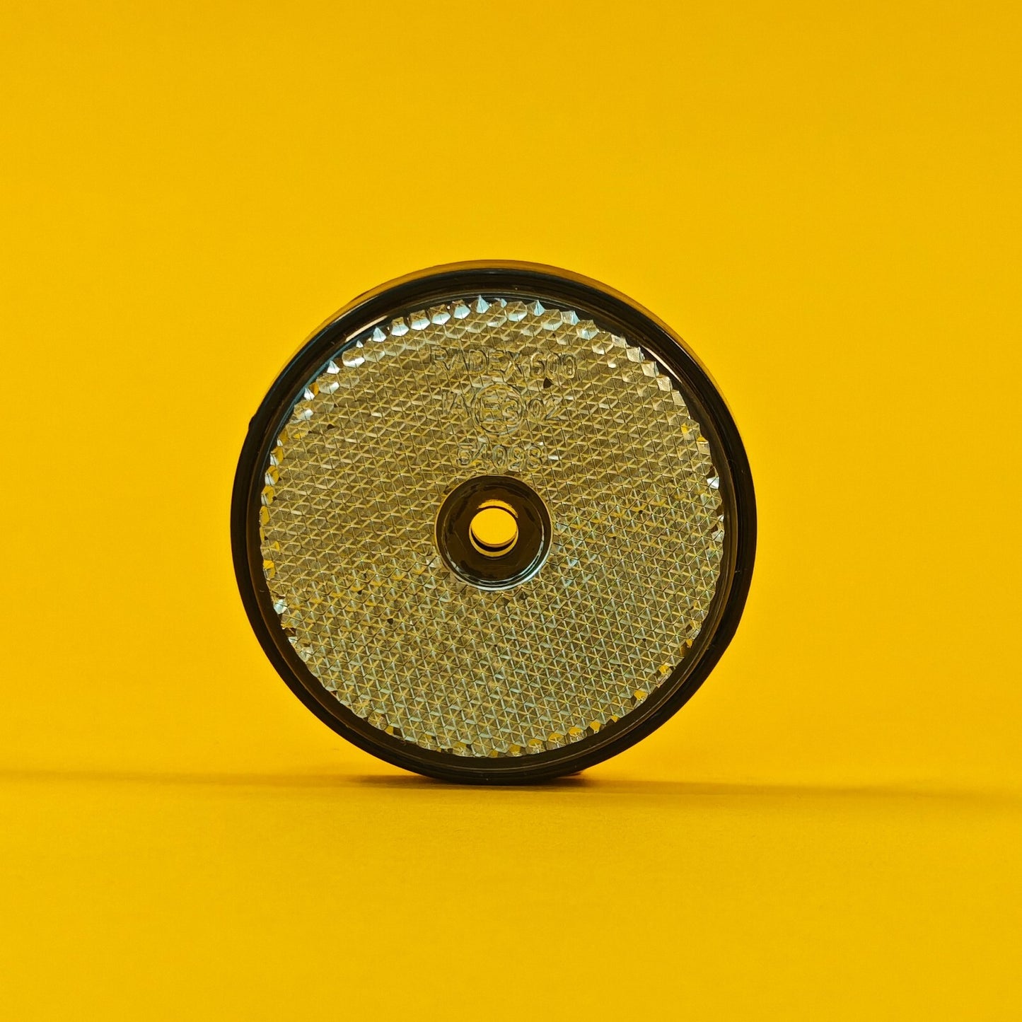 Clear Round Reflector Radex White 60mm for Trailer Caravan Horsebox Lighting UK
