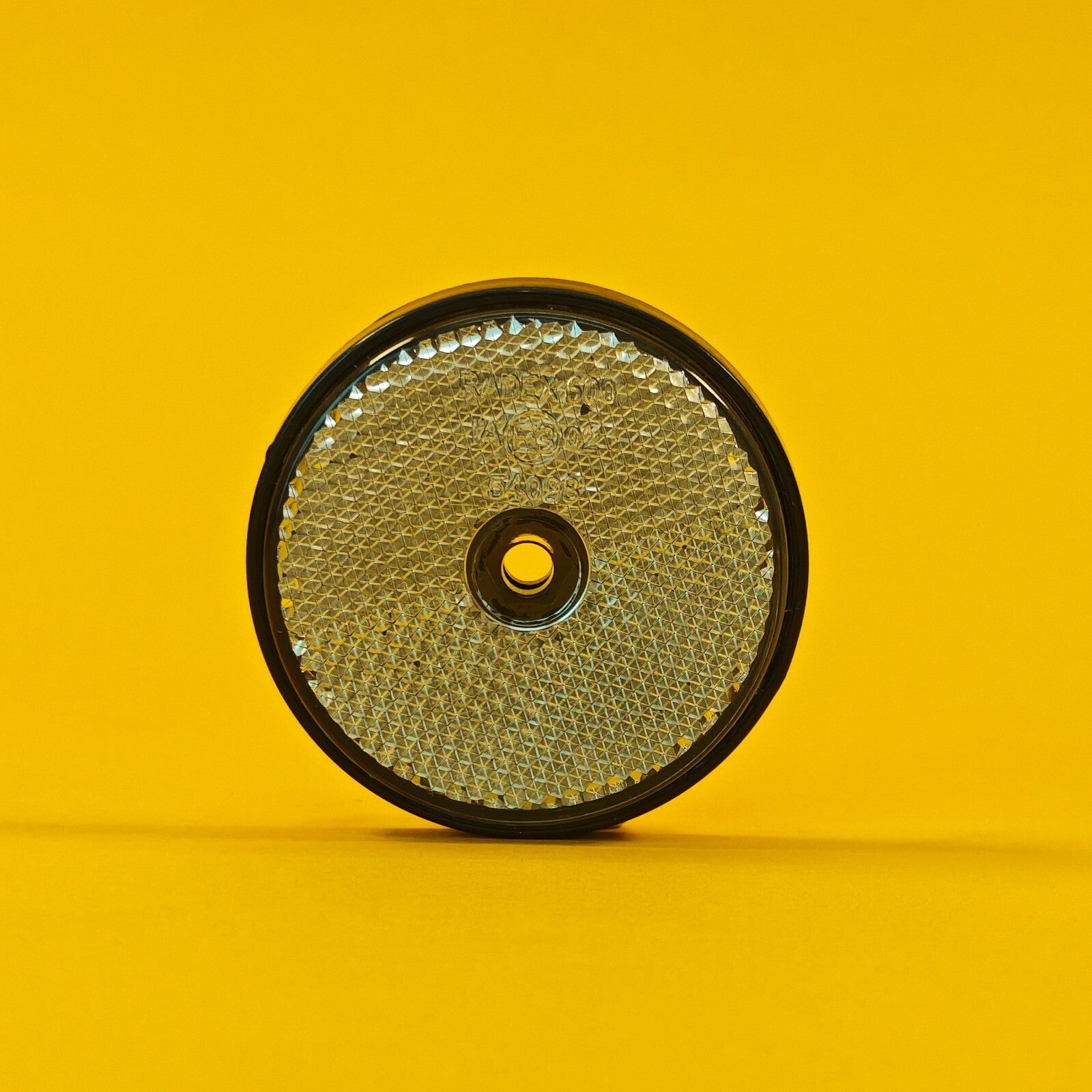 Clear Round Reflector Radex White 60mm for Trailer Caravan Horsebox Lighting UK