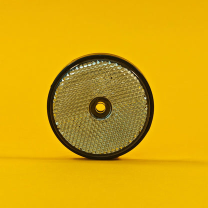 Clear Round Reflector Radex White 60mm for Trailer Caravan Horsebox Lighting UK