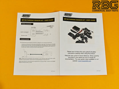 Reversing Parking Sensor Kit 12V Audible Warning Buzzer For Cars Vans Motorhome