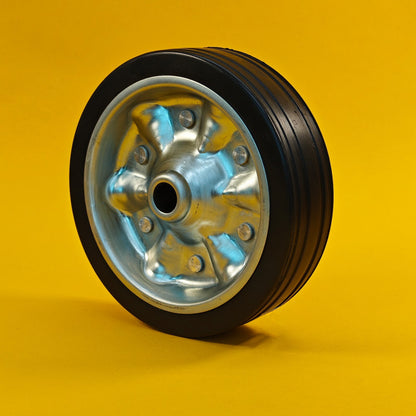 Spare Wheel for Jockey Wheels Replacement for Trailer Rubber Tyre 200mm UK