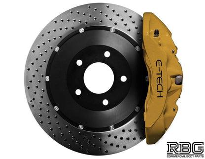 Brake Caliper Paint Kit GOLD Paint + Cleaner + Brush E-TECH For Car Vehicle UK