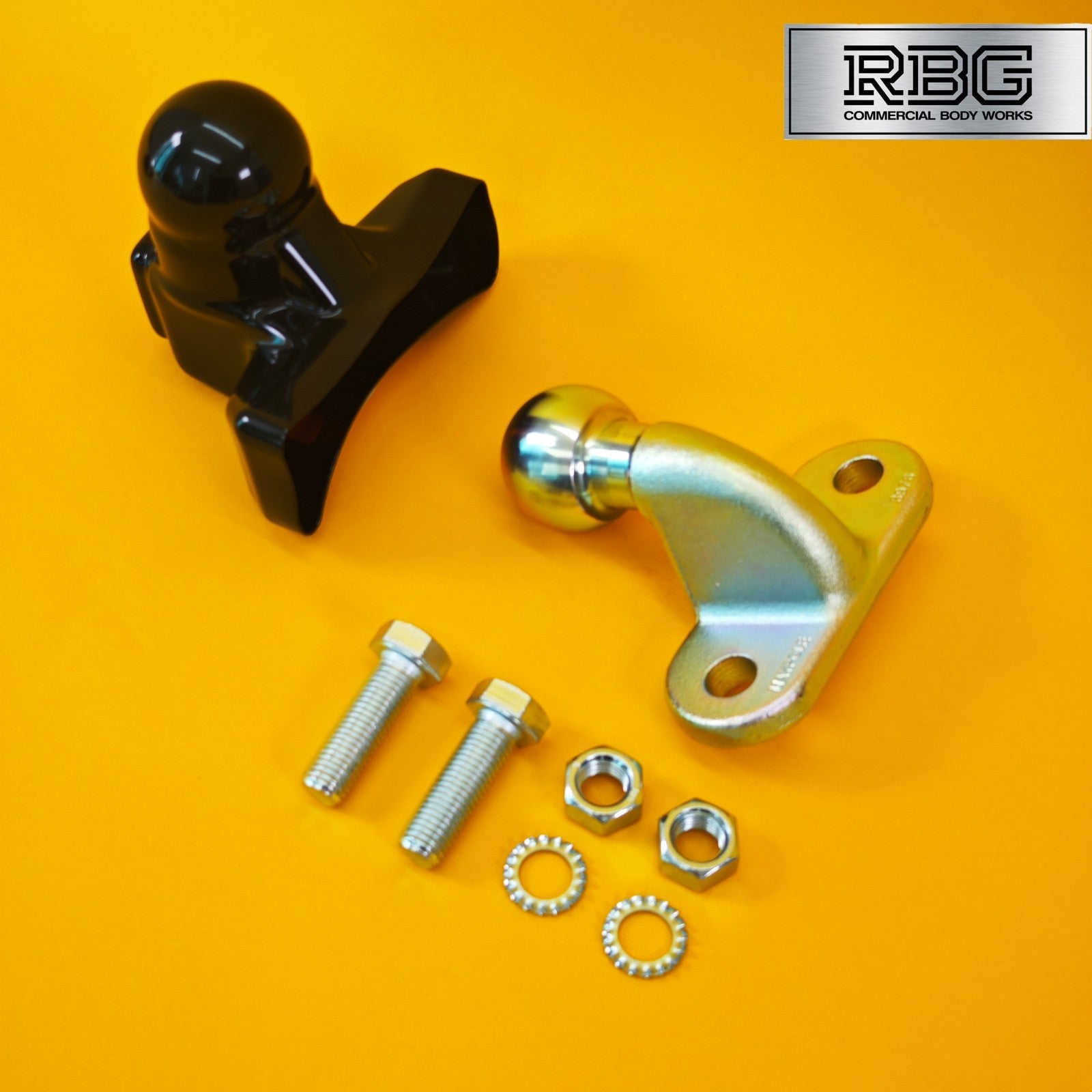 Tow Ball + Cover PVC With Reflector 50mm Tow Hitch Gold E Approved Caravan UK