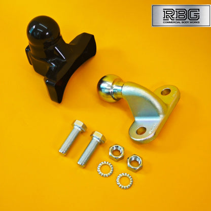 Tow Ball + Cover PVC With Reflector 50mm Tow Hitch Gold E Approved Caravan UK
