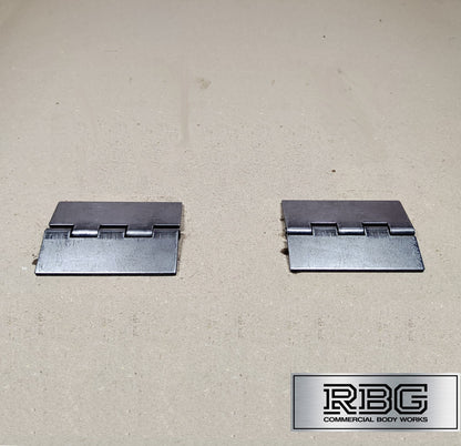 Double Flap Steel Hinges HEAVY DUTY Weld-on 4" 100mm Butt Truck Trailer Cage