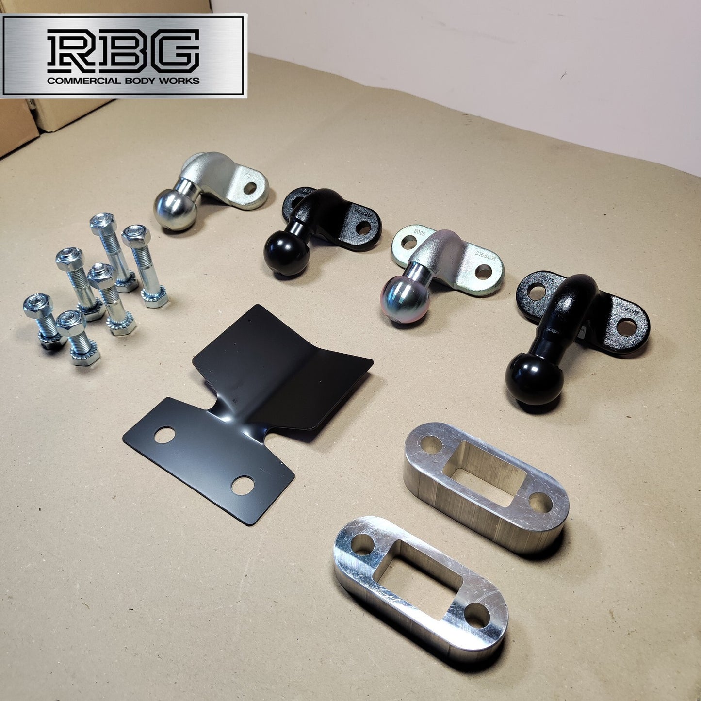 Tow Ball Spacer Bumper Bolt Sets Maypole 50mm Tow Ball Trailer Truck 4x4 Towbar