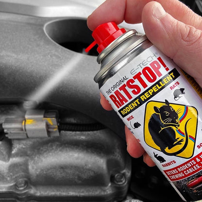 RATSTOP Rodent Vermin Deterrent Spray 150ml for Rat Rabbit Mice Squirrel E-TECH