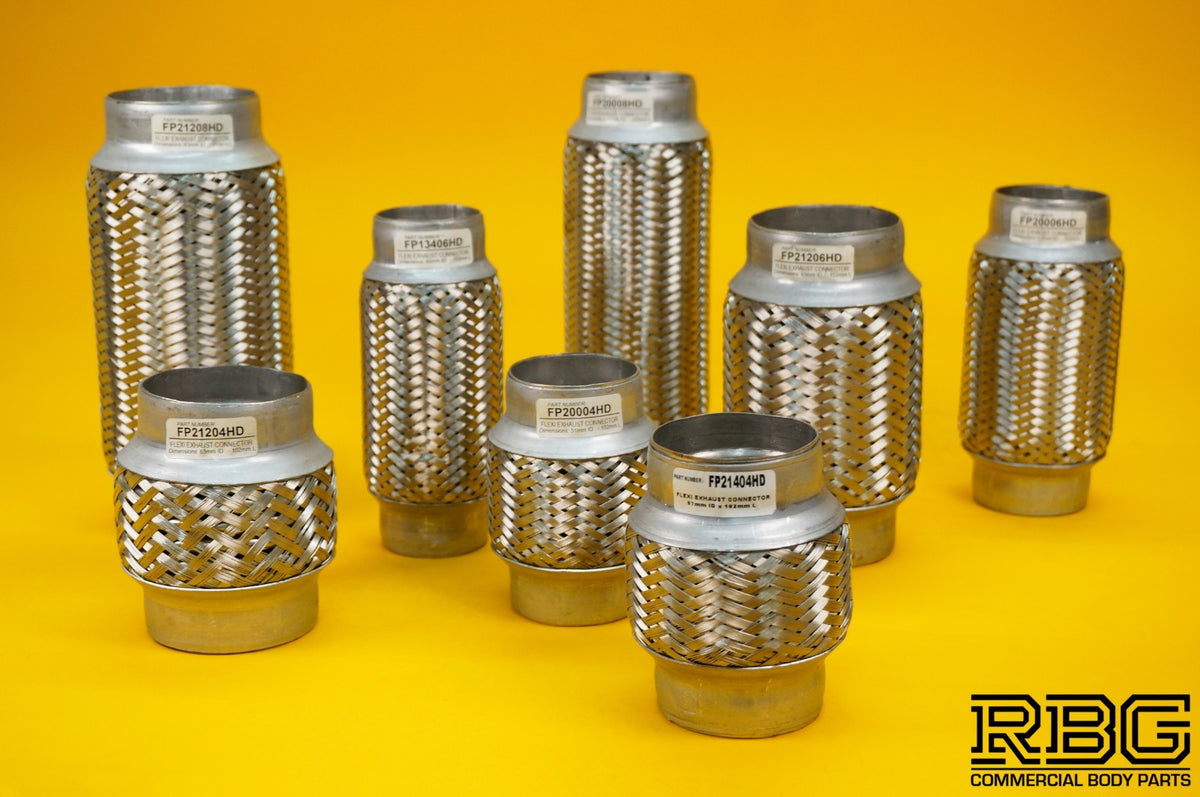 Flexible Exhaust Connector Joint Weld On Repair Flexi Pipe Tube - VARIOUS SIZES
