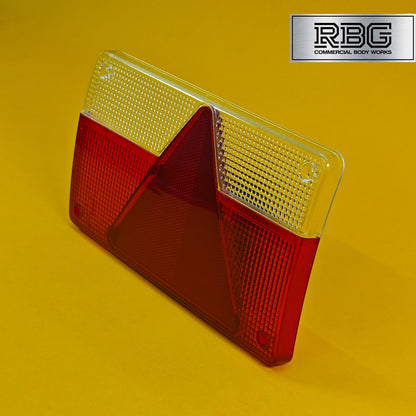 Replacement Lens Rear Light RIGHT for AJBA FP80 To Fit Erde Daxara Trailer Italy