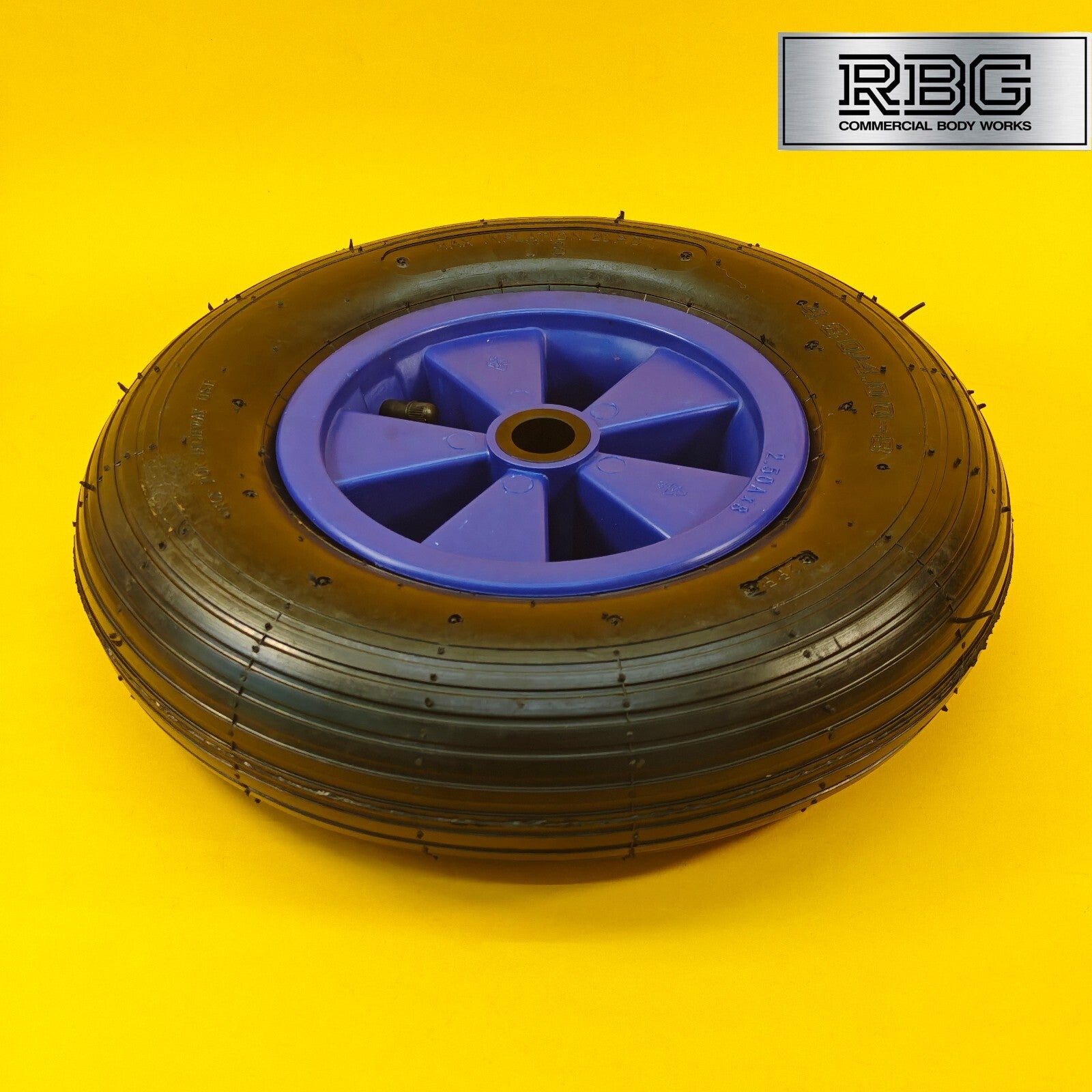 Launch Trolley Wheel 15″ 385mm Pneumatic for Trolleys, Boat Trailers Dinghy UK