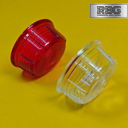 Replacement Lens Britax Red & White Set for Side Marker Lamp for Trailer, Truck