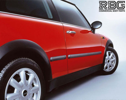 Body and Bumper Guard Kit 5m Black Rubber Moulding Strip + End Caps 47mm E-TECH