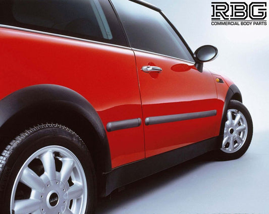Body and Bumper Guard Kit 5m Black Rubber Moulding Strip + End Caps 47mm E-TECH