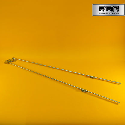 Rod Lock Bars Left Hand 2310mm 3 Point Locking For Doors Trailer Truck Steel UK
