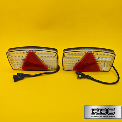 LED Combination Lamp Rear Left/Right Hand for Trailer Campervan Motorhome 10-30V
