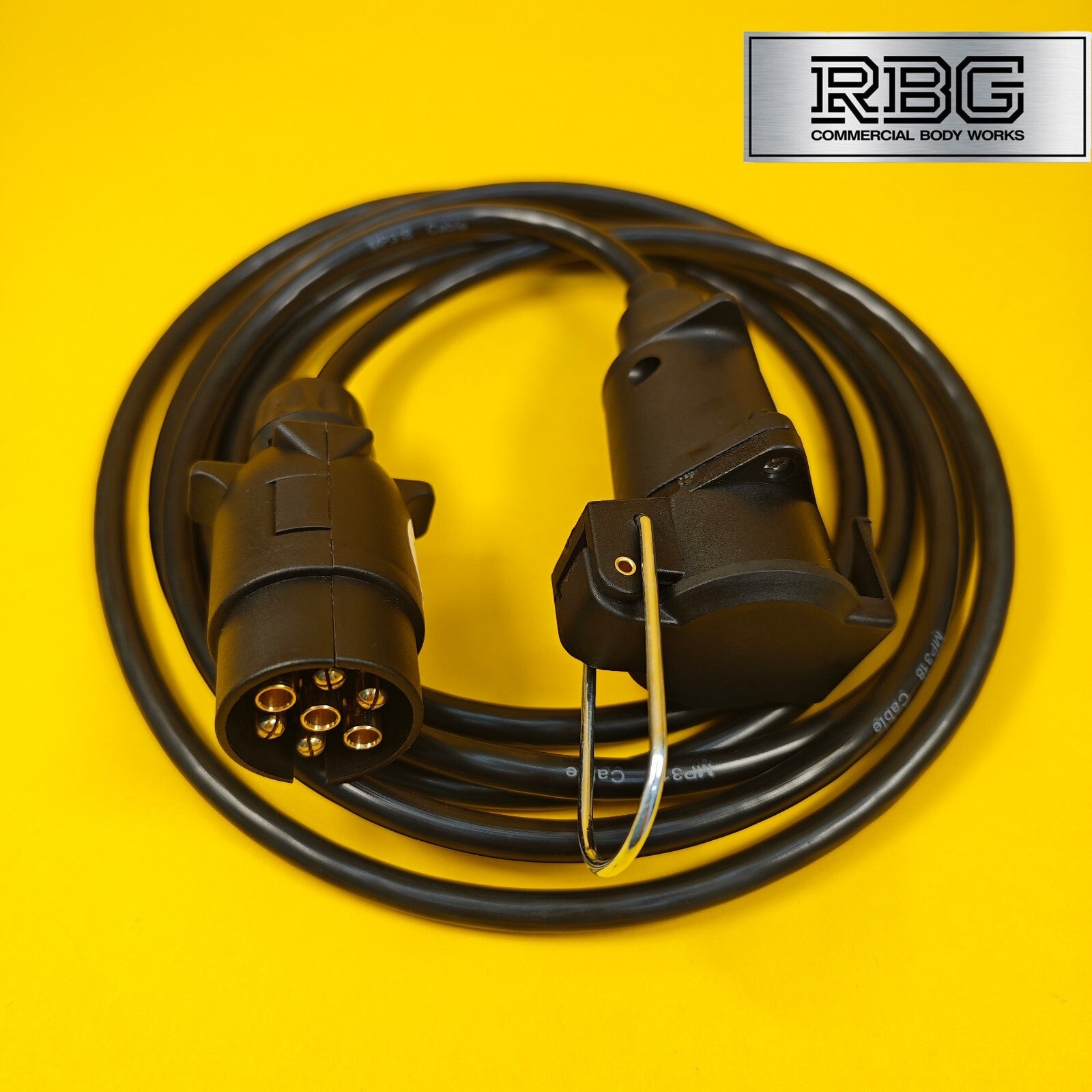 Extension Lead 7 Pin Plug To 7 Pin Flying Socket 3m Towing Cable Trailer 12V
