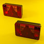 Rear Combination Light LEFT & RIGHT PAIR Radex Lamp for Trailer 6 Function 12V