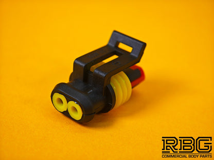 SuperSeal Plug Kit 2 Way Male AMP Electrical Wiring Waterproof IP67 TE Housing