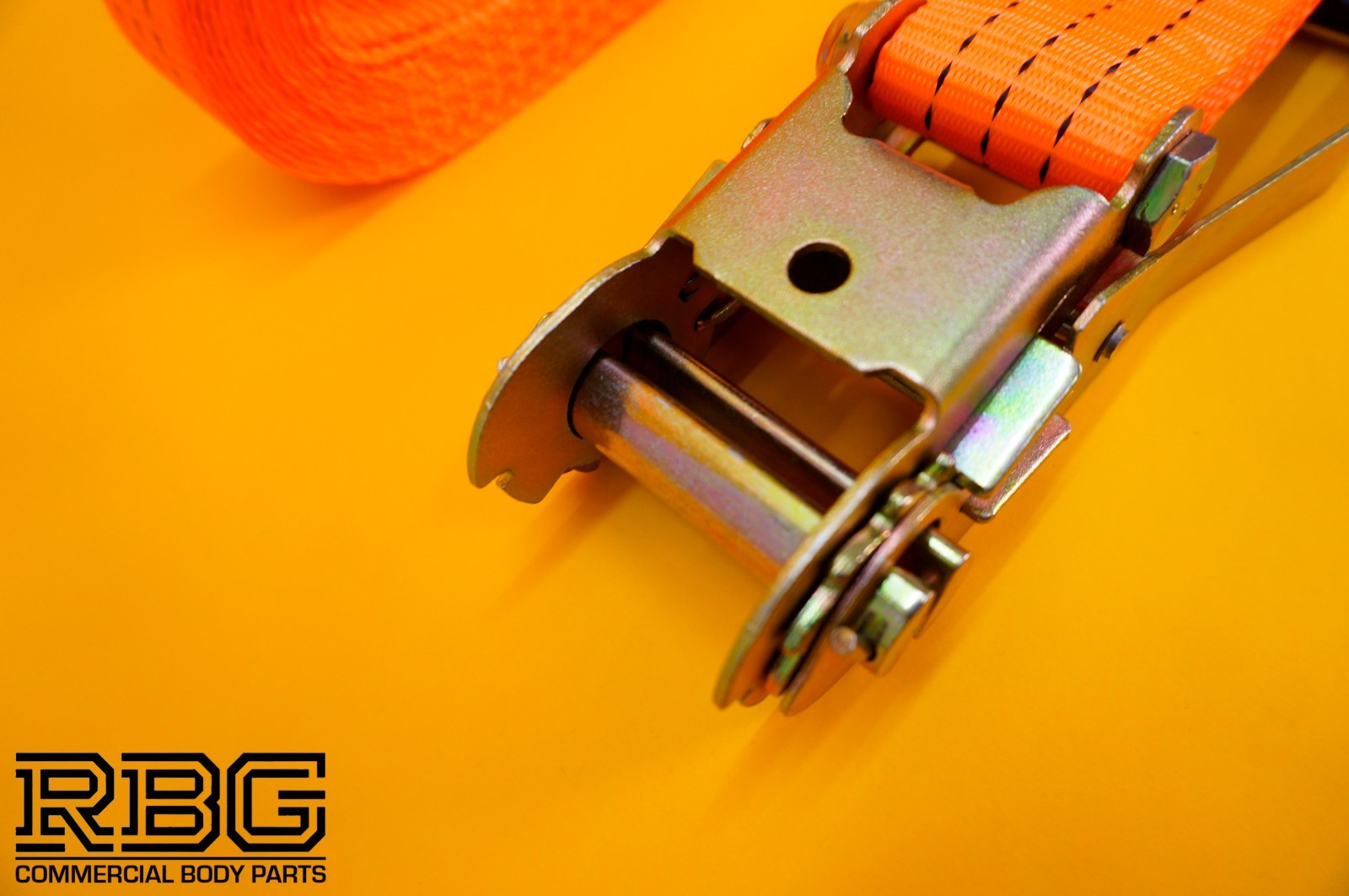 Ratchet Tie Down Strap 3Ton 50mm High-Visibility Orange 6m Lashing Cargo Safety