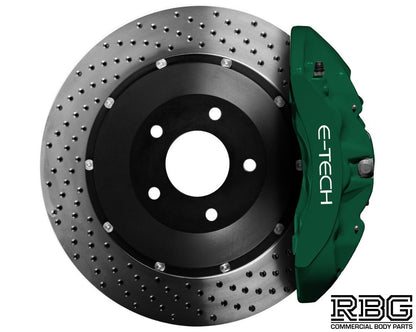 Brake Caliper Paint Kit BRITISH RACING GREEN Paint + Cleaner + Brush E-TECH UK