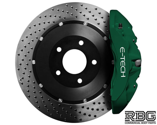 Brake Caliper Paint Kit BRITISH RACING GREEN Paint + Cleaner + Brush E-TECH UK