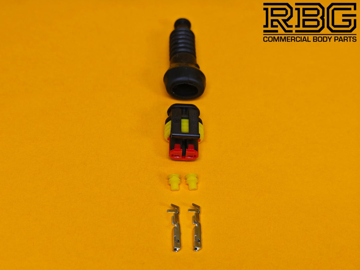 SuperSeal Connector Kit 2 Way Male With Protective Boot AMP Wiring Waterproof TE