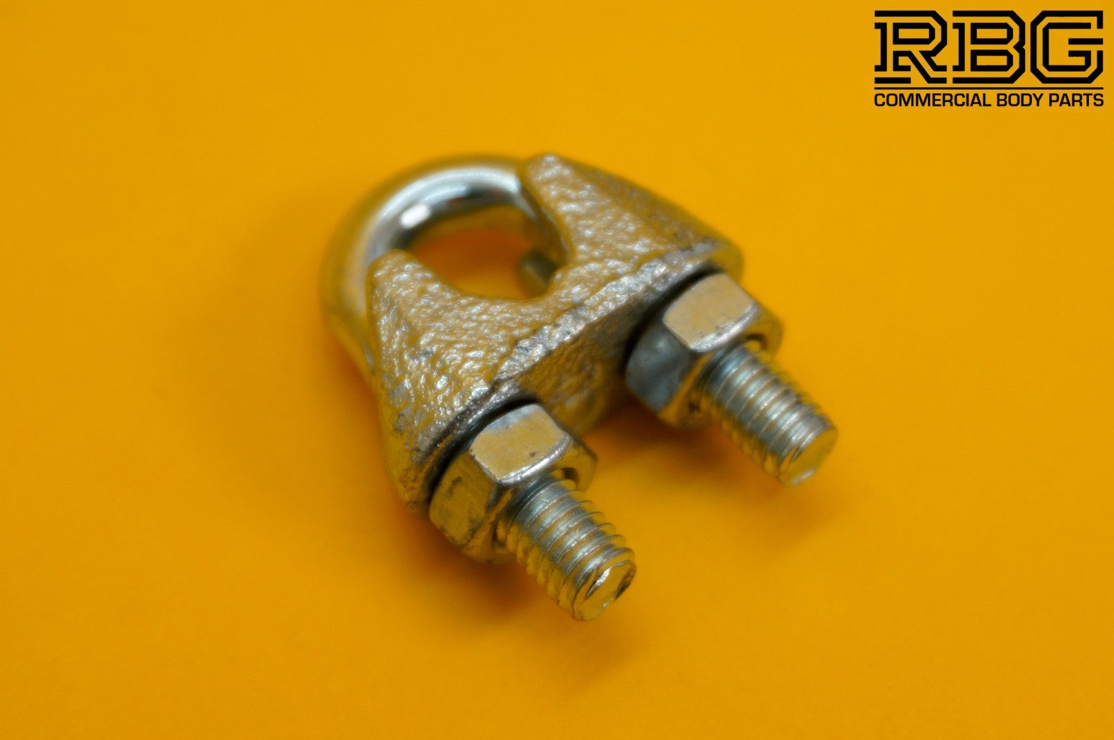 Wire Rope Grip 8mm Steel Cable Grip Bull Dog Clamp U Bolt Zinc Plated Heavy Duty