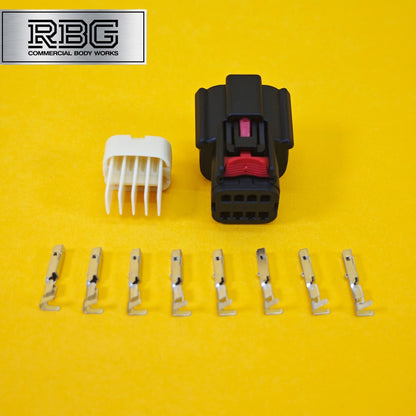 Ford Transit MK8 Wiring Loom Plug Black for Tail Light Lamp Tipper Recovery 8Pin