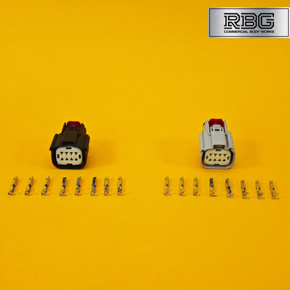 Ford Transit MK8 Wiring Loom Plugs Black & Grey Tail Light Lamp Tipper Recovery