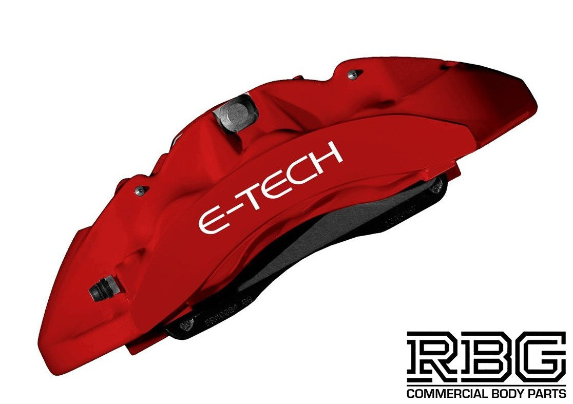 Brake Caliper Paint Kit MATT RED Paint + Cleaner + Brush E-TECH For Car Vehicle