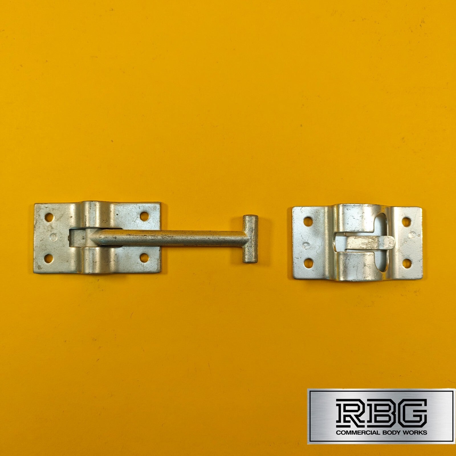 Door Retainer 105mm Hook & Catch Plate Horsebox Trailer Truck Caravan Barn 1Pc