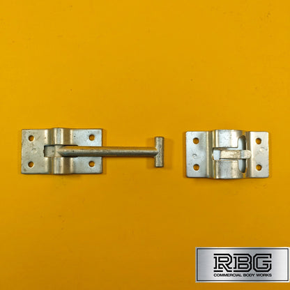 Door Retainer 105mm Hook & Catch Plate Horsebox Trailer Truck Caravan Barn 1Pc