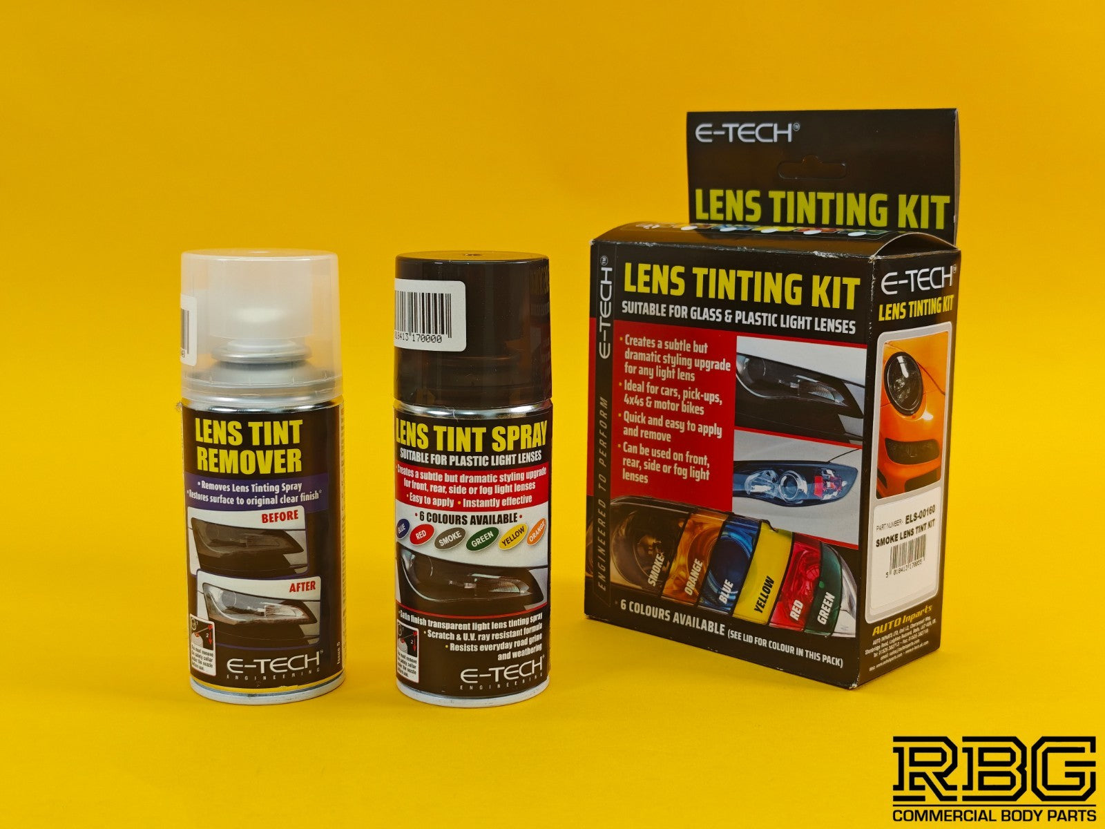 Smoke Black Lens Tinting Kit Spray & Remover For Car Vehicle Glass Lamp E-TECH