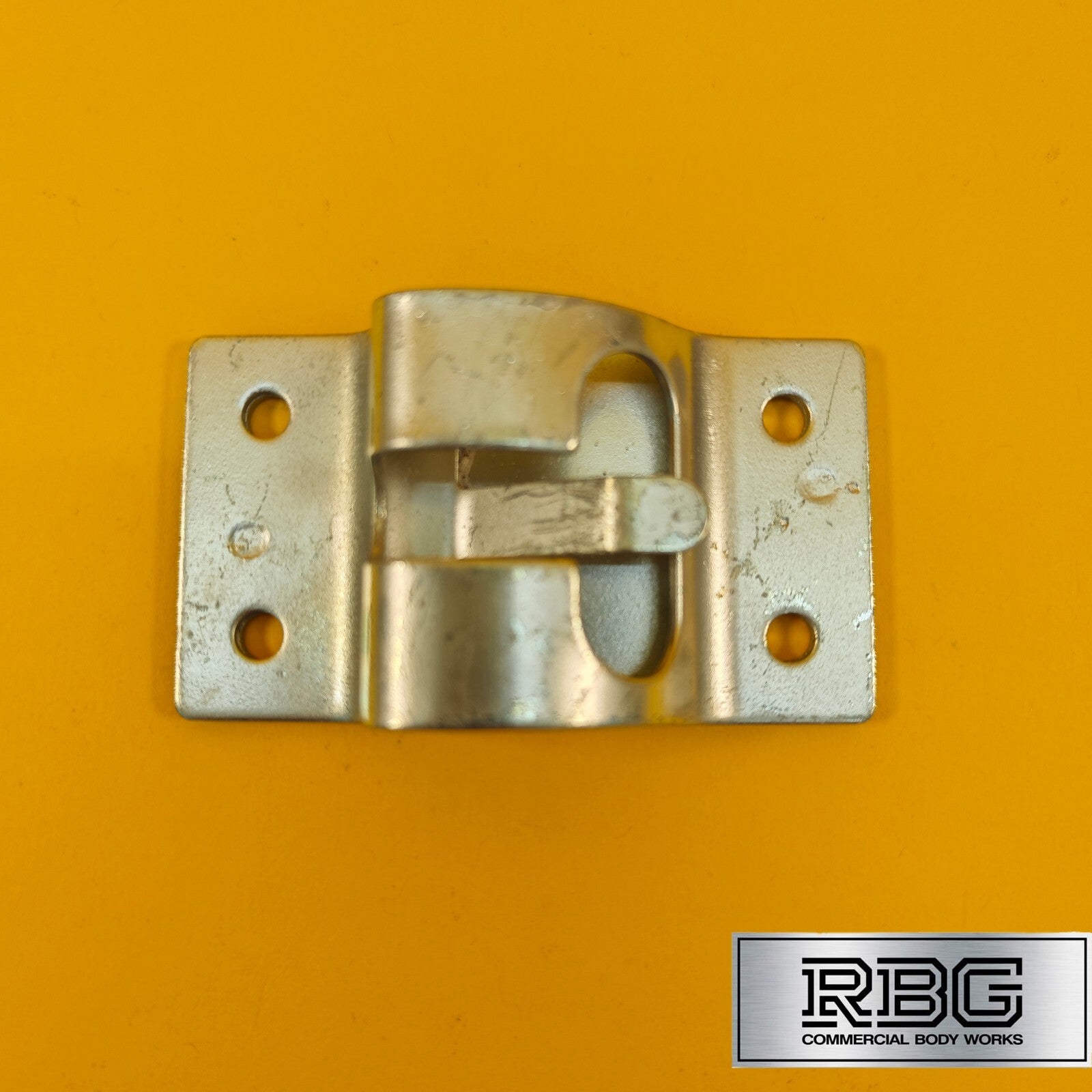 Door Retainer 105mm Hook & Catch Plate Horsebox Trailer Truck Caravan Barn 1Pc