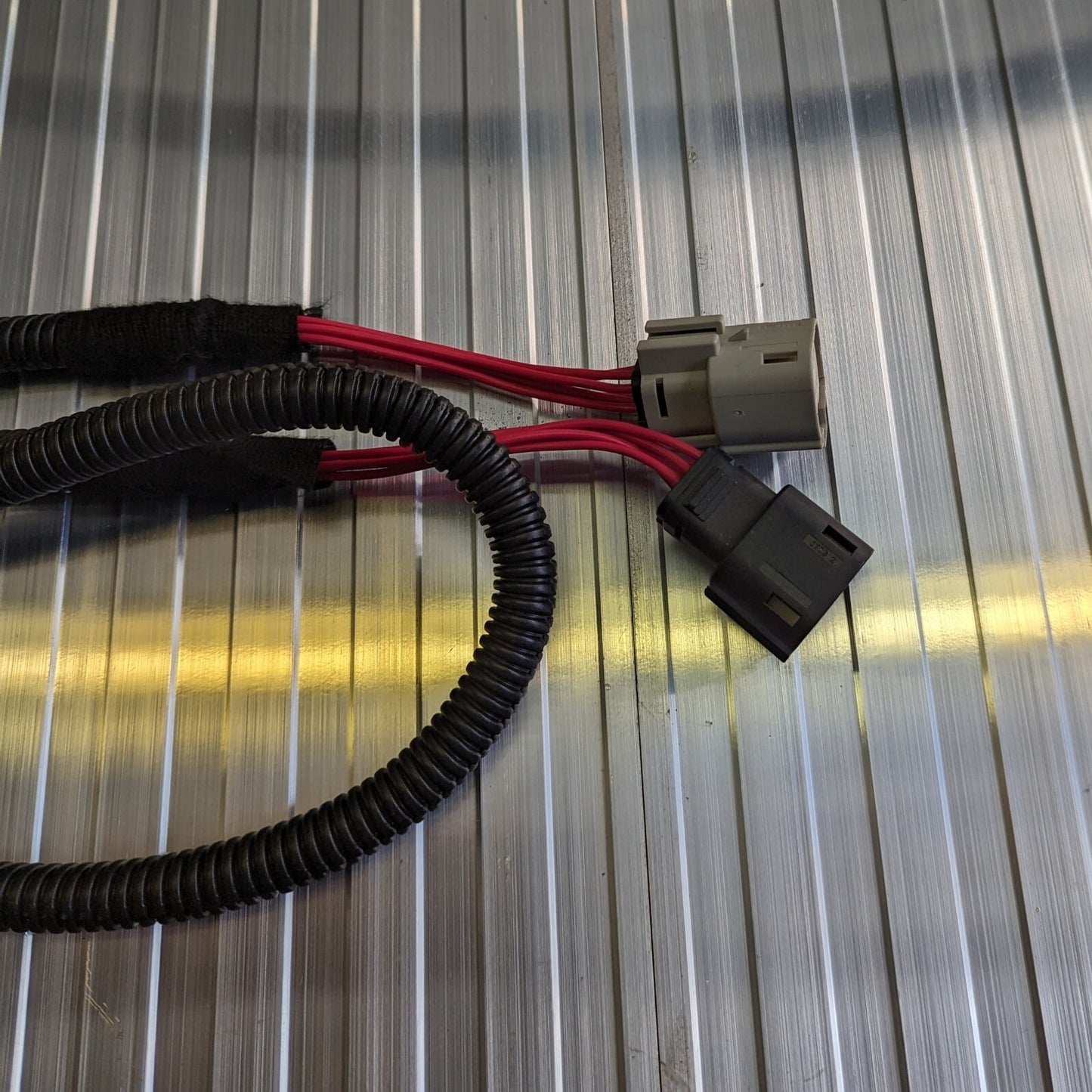 2X Ford Transit MK8 Rear Light 1850mm LONG Extender Wiring Looms