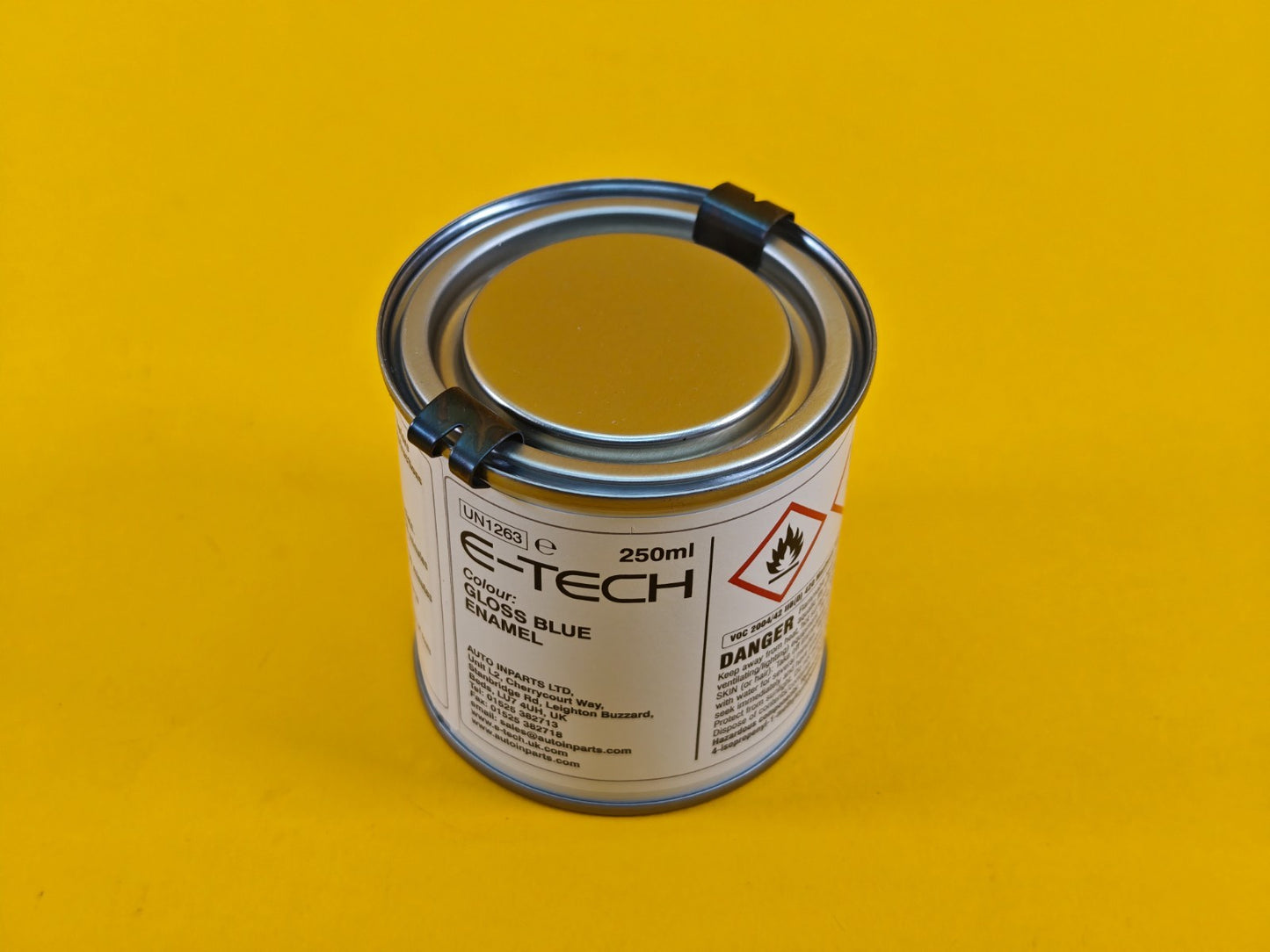 Brake Caliper Paint Kit BLUE Paint + Cleaner + Brush E-TECH For Car Vehicle UK