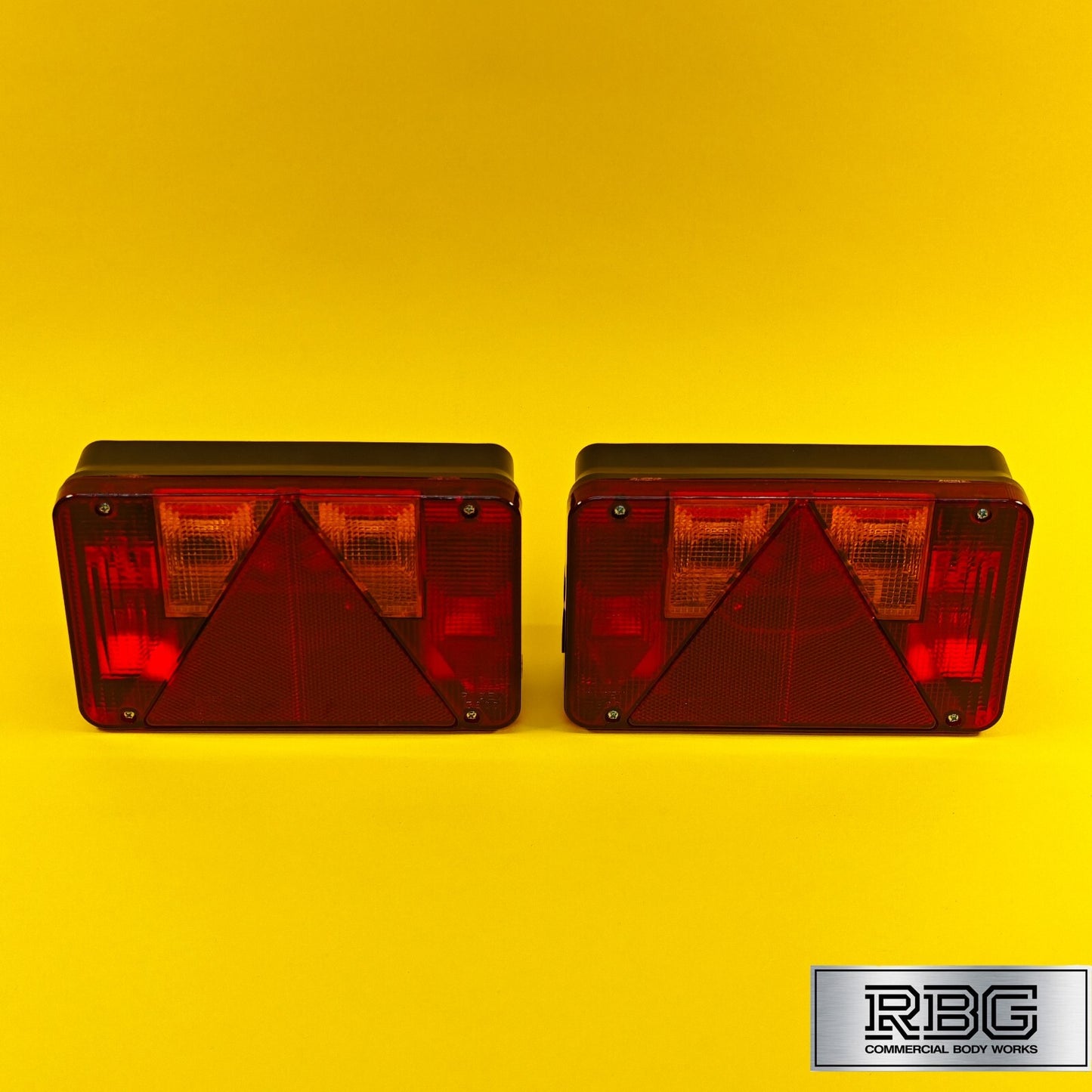 Rear Combination Light LEFT & RIGHT PAIR Radex Lamp for Trailer 6 Function 12V