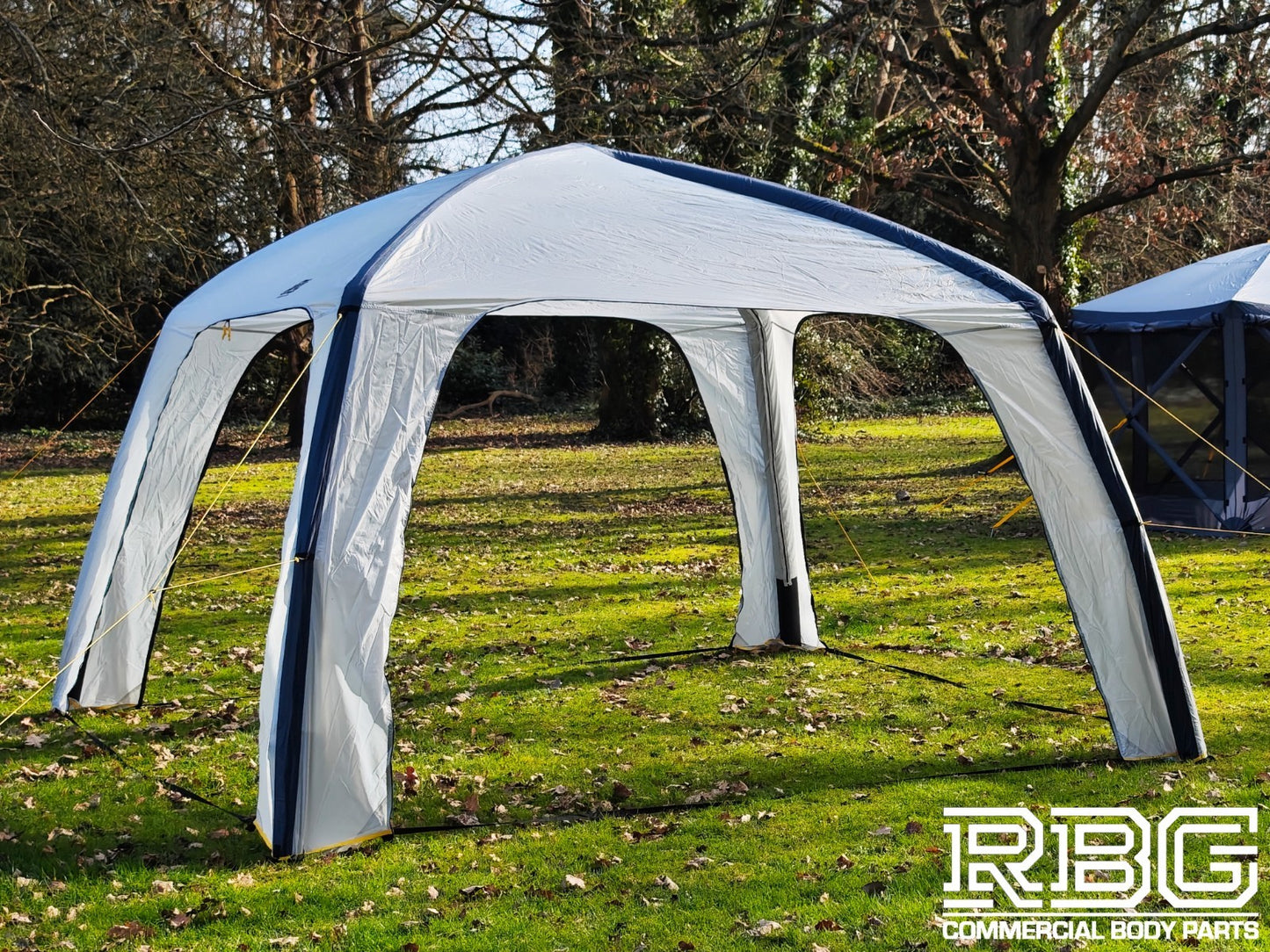 Pop Up Screen House + Air Event Shelter & Utility Shower Tent Outdoor Camping