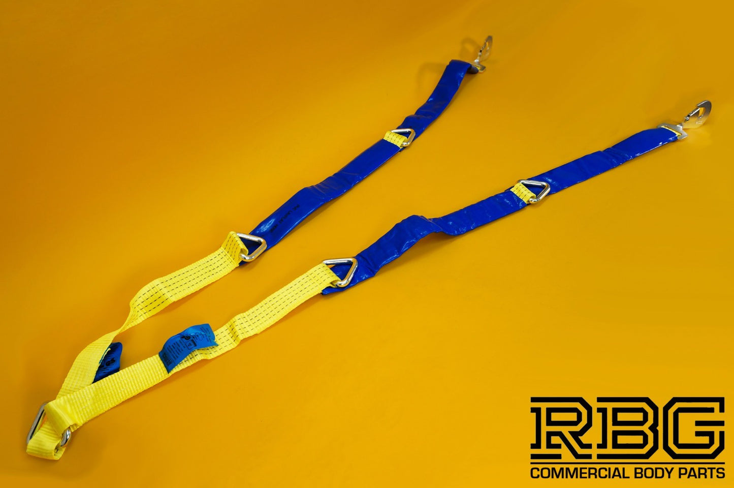 Winching Assistance Straps 1.5m x 50mm Webbing Winch Brother 4Ton Breakaway Claw