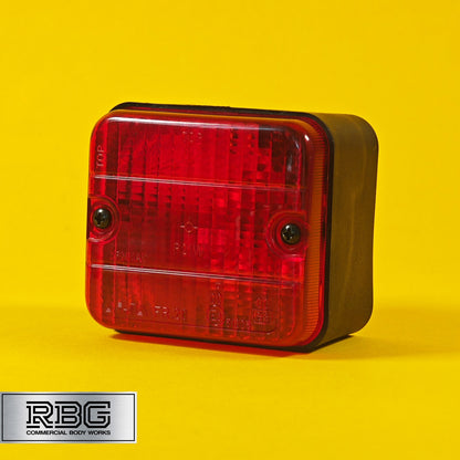 Rear Fog Bulb Light AJBA Red Universal Lamp For Trailer Caravan FR.20.001 Italy